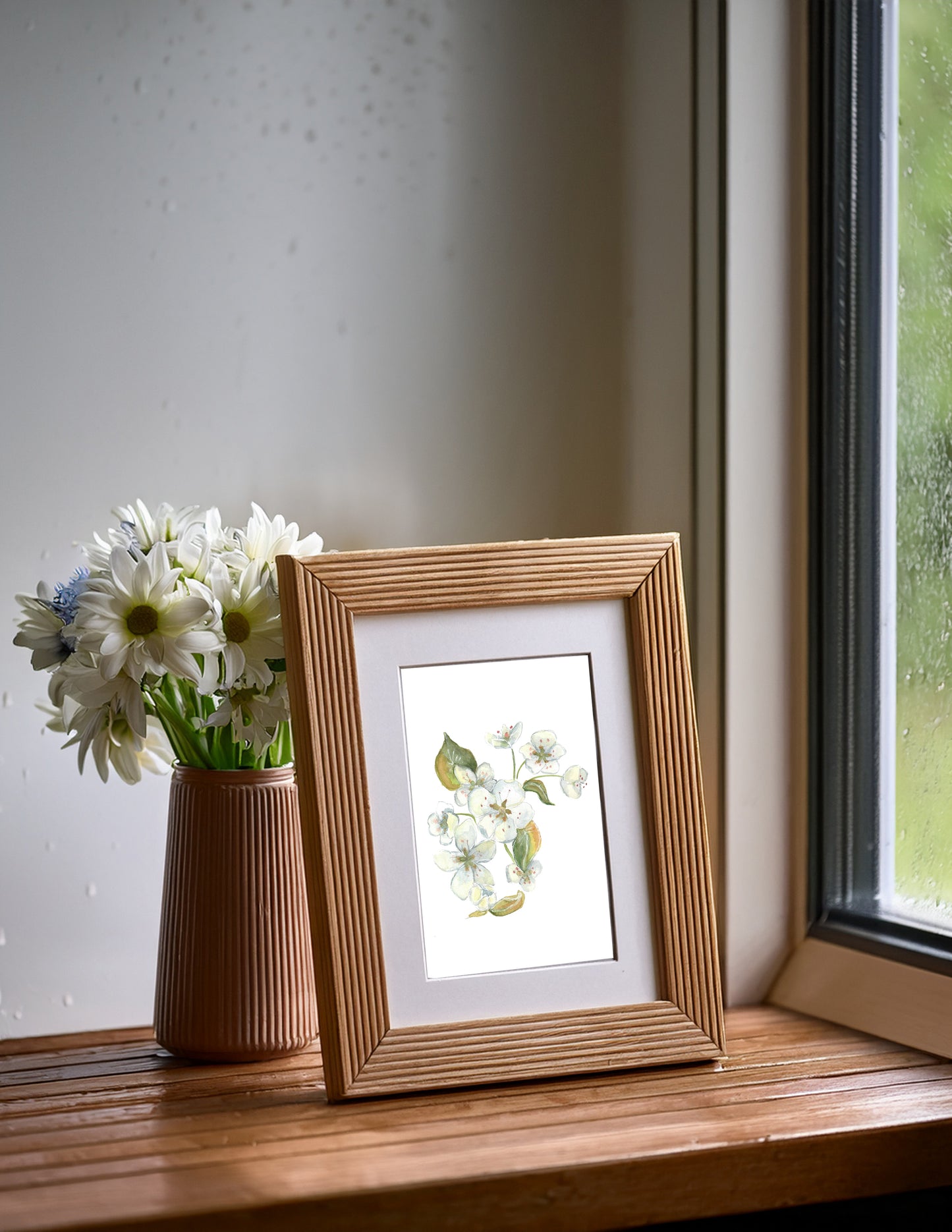 White Crabapple Blossoms